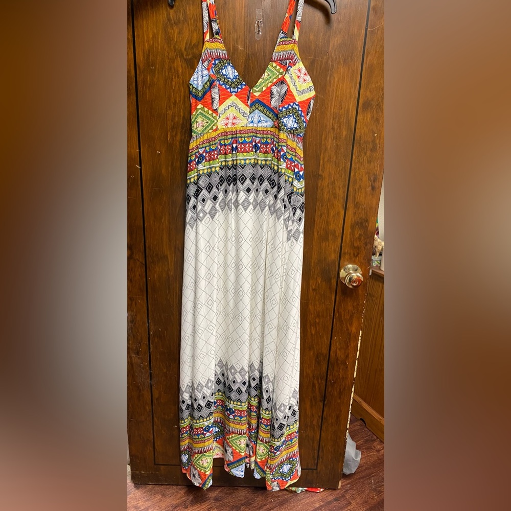 Sugar and Lips Women’s Multicolored Maxi Dress Size Medium New With Tags